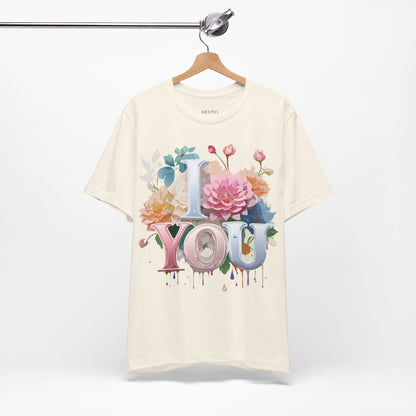 Natural Cotton Tee Shirt - Love story Collection Printify