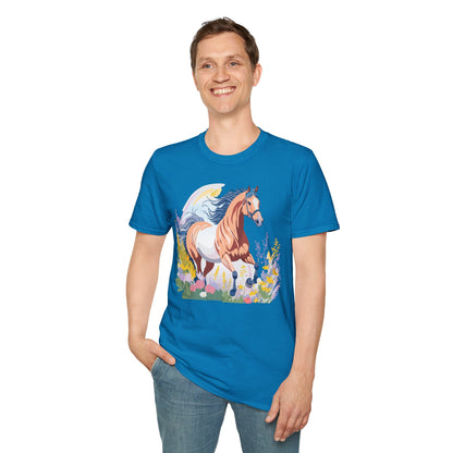 Horse Shirt Unisex Gildan Softstyle Tee 100 Ring Spun Cotton