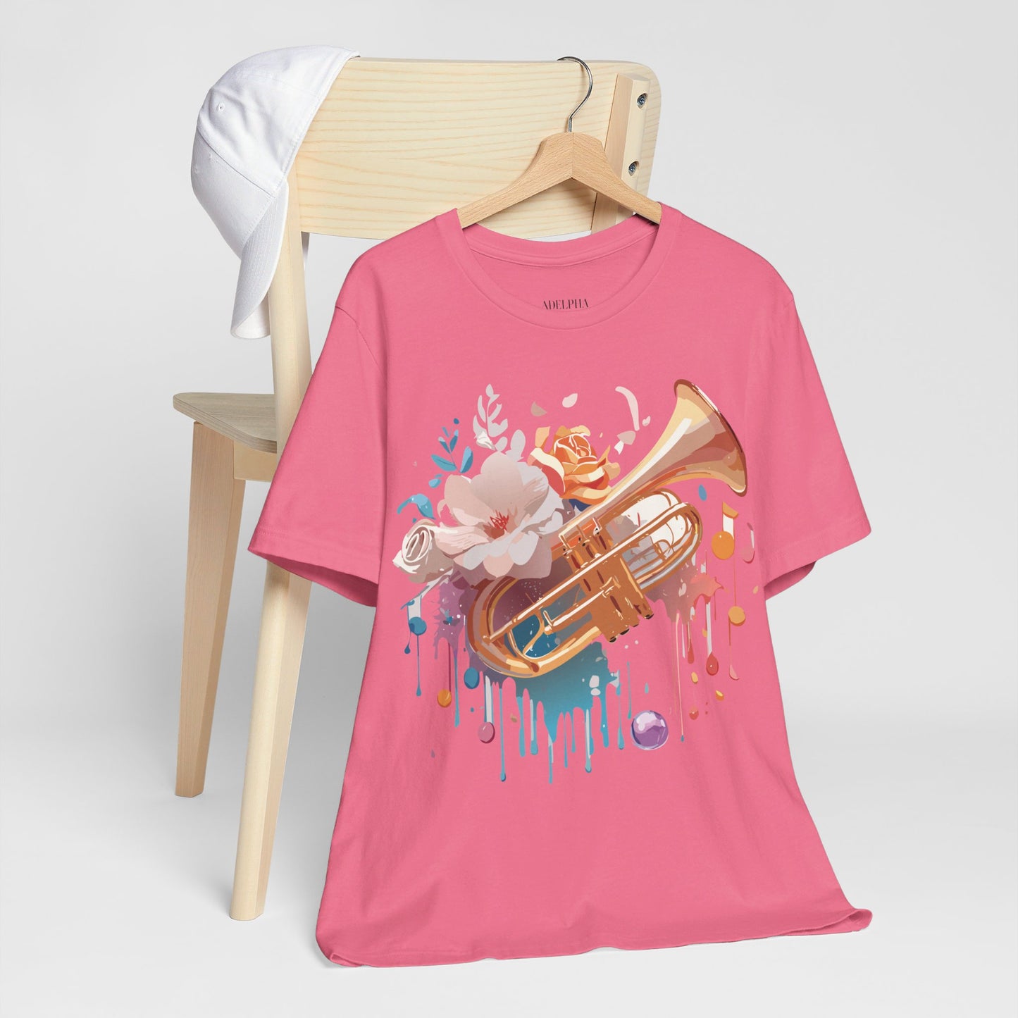 T-Shirt aus natürlicher Baumwolle – Musikkollektion