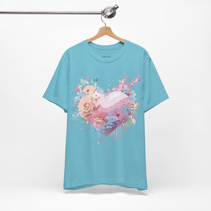 Natural Cotton Tee Shirt - Love story Collection Printify