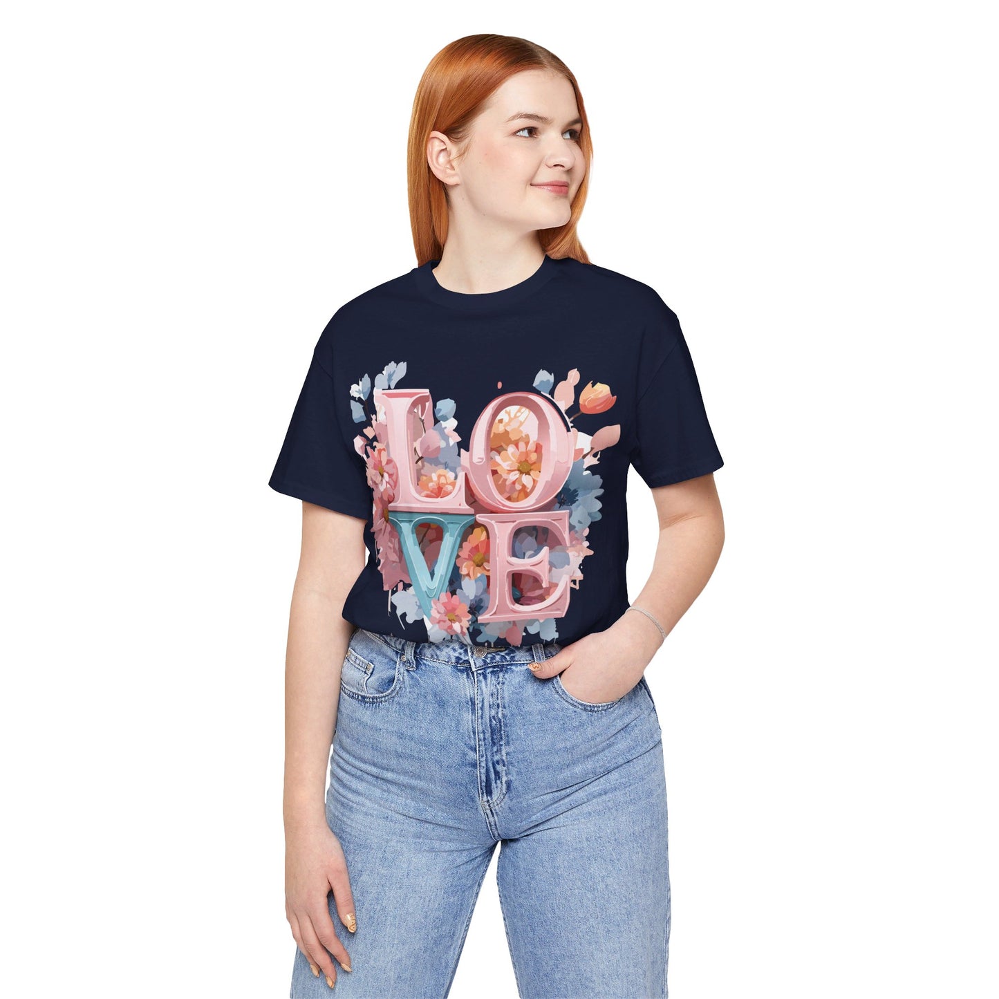 T-Shirt aus natürlicher Baumwolle – Love Story Collection