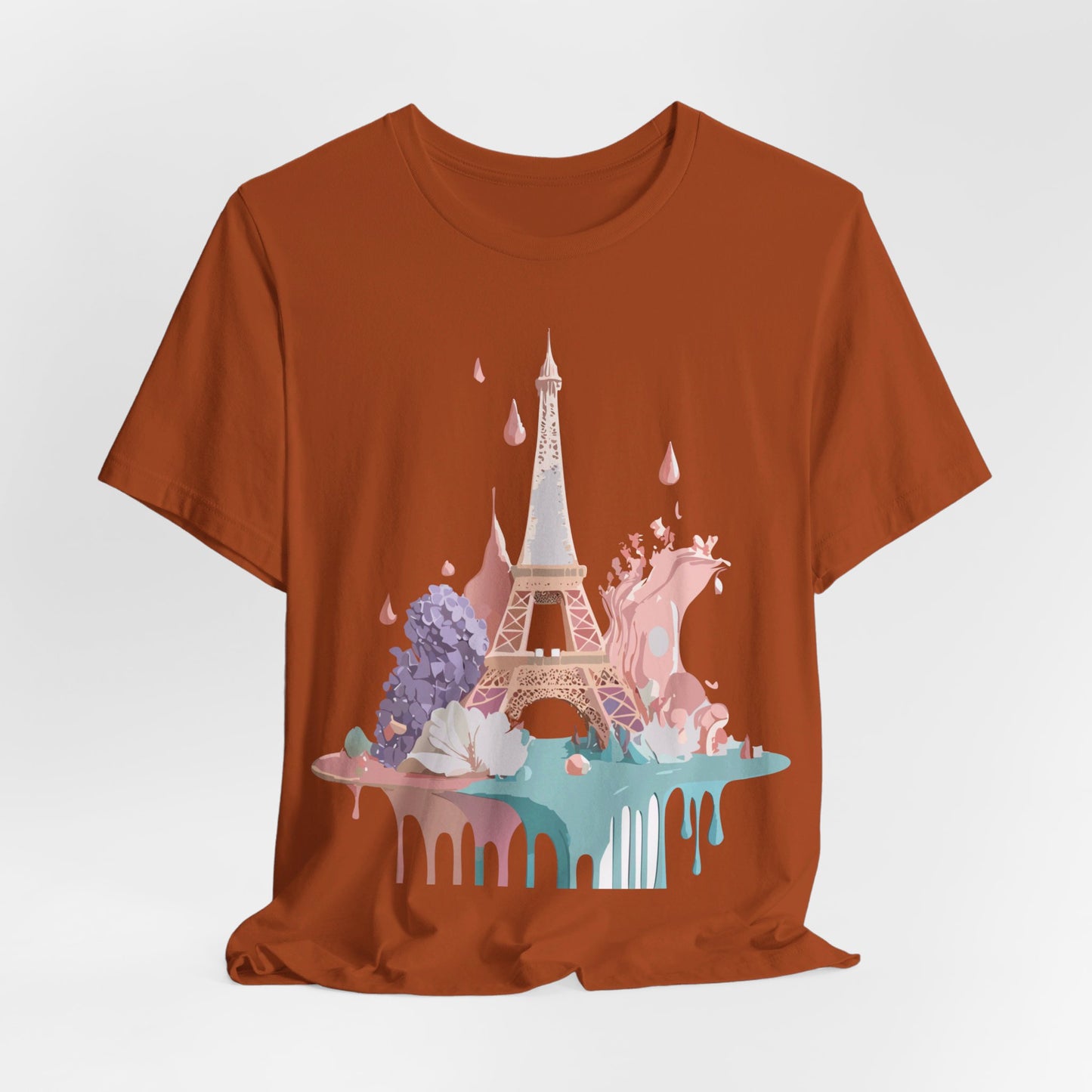 Natural Cotton Tee Shirt - Beautiful Places Collection - Paris