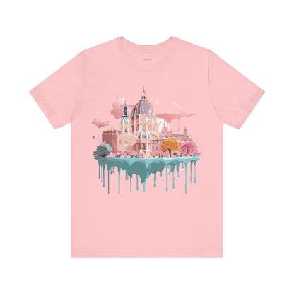 Natural Cotton Tee Shirt - Beautiful Places Collection - Vienna Printify