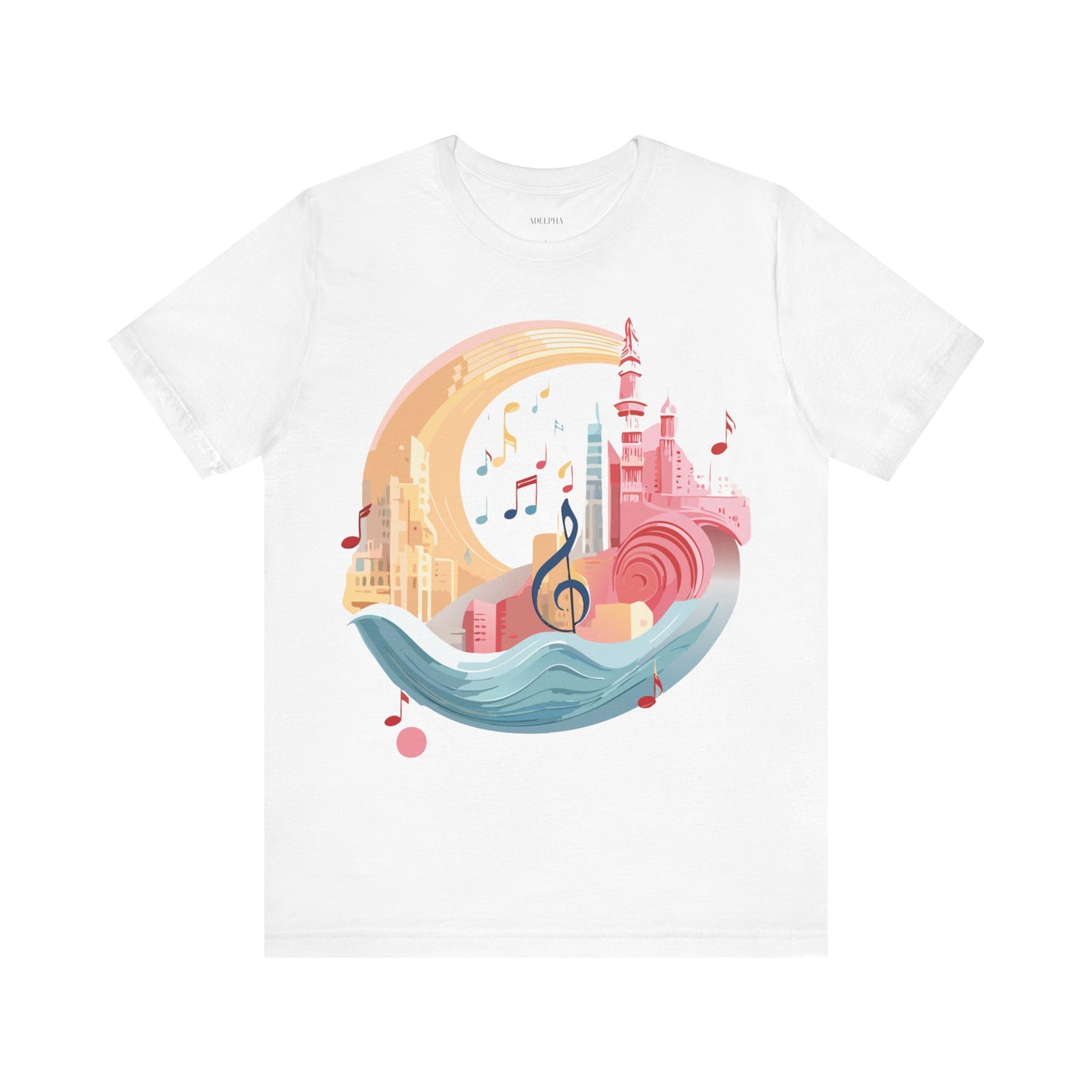 T-shirt en coton naturel - Collection Musique