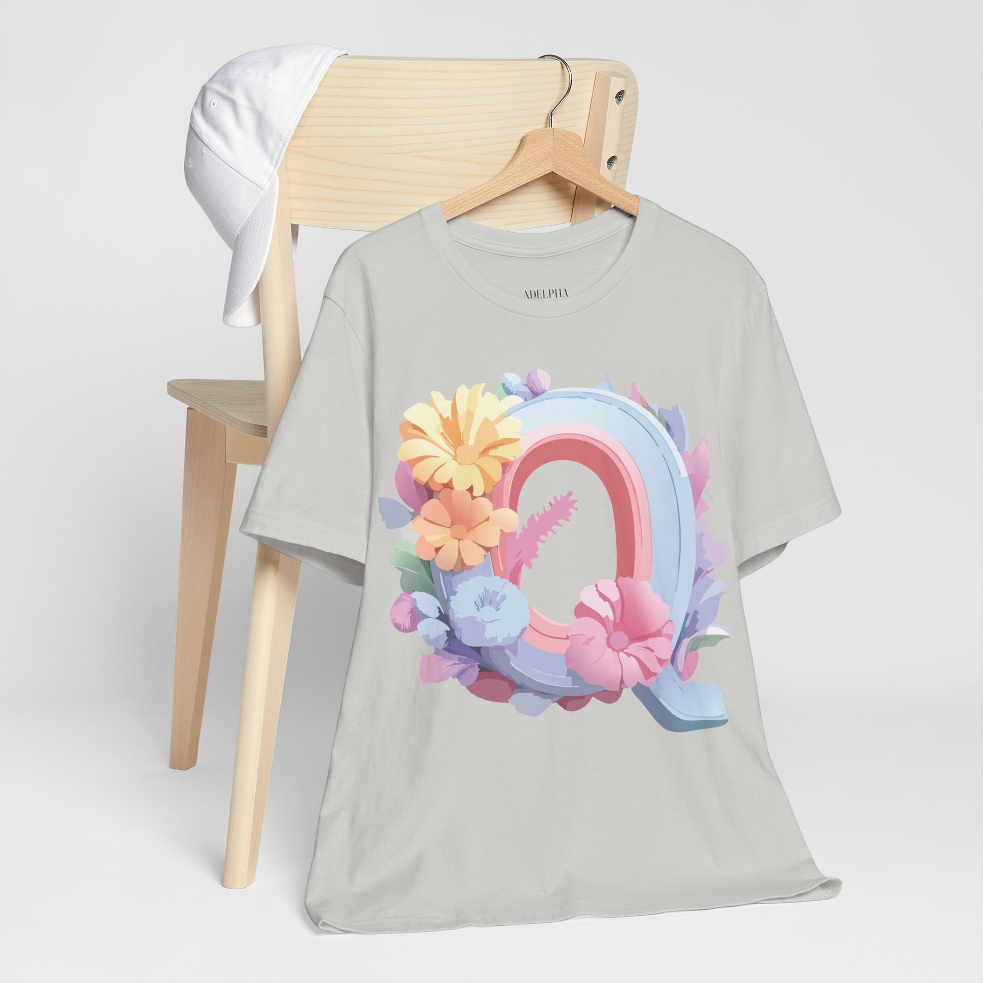 Letter Shirt, Letter Q Shirt - ADELPHA
