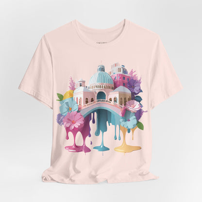 Natural Cotton Tee Shirt - Beautiful Places Collection - Venice Printify