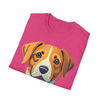 Dog Shirt Unisex Animal Tee Gildan Softstyle 64000 Cotton Tee