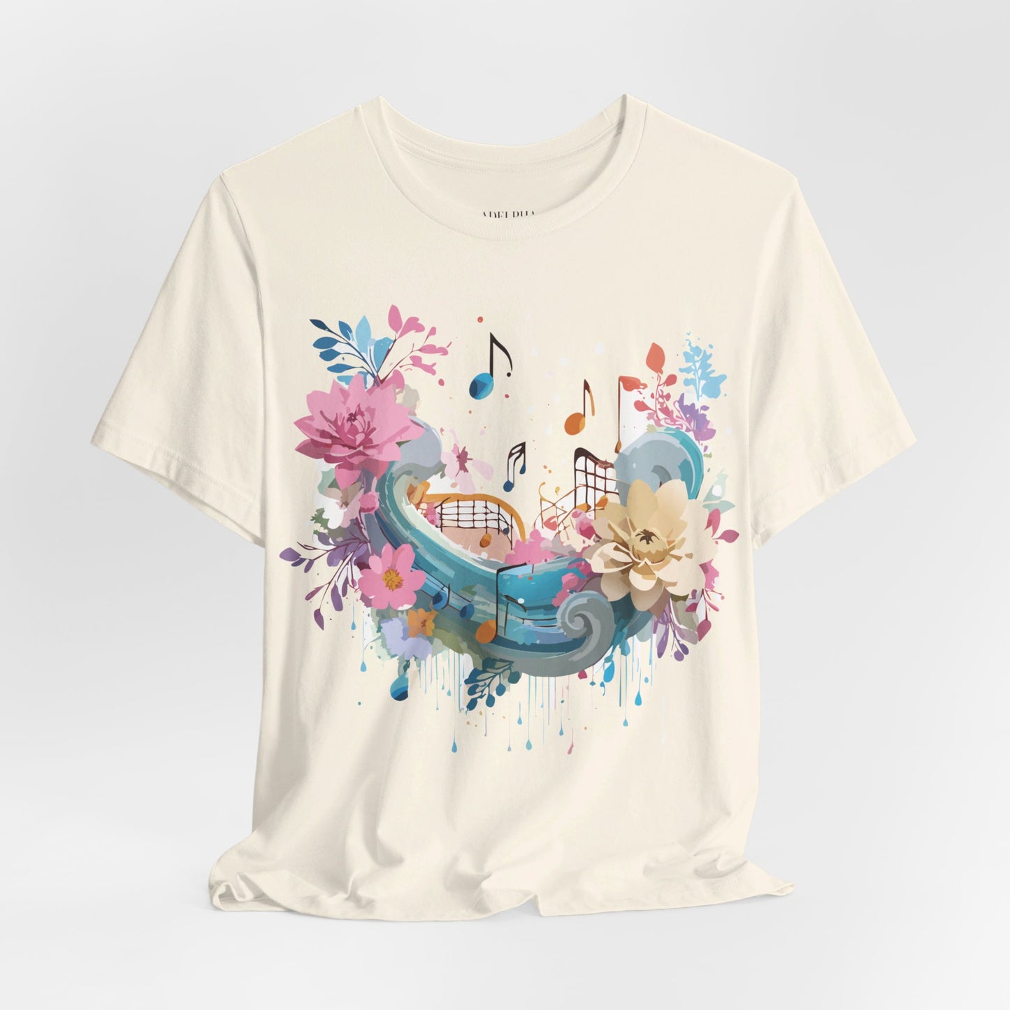 T-shirt en coton naturel - Collection Musique