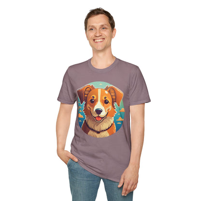 Dog Shirt Unisex Animal Tee One Hundred Percent Cotton Softstyle Gildan 64000