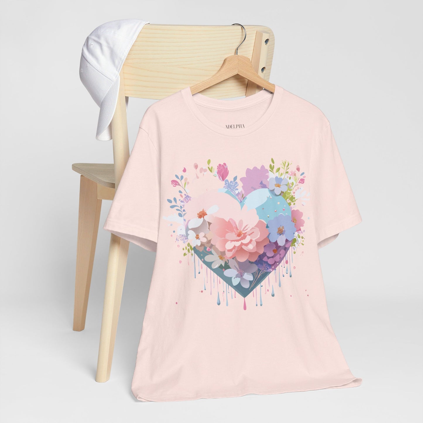 Natural Cotton Tee Shirt - Love story Collection