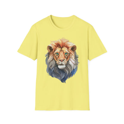 Lion Shirt Unisex Animal Tee Gildan Softstyle 64000 Cotton Tee