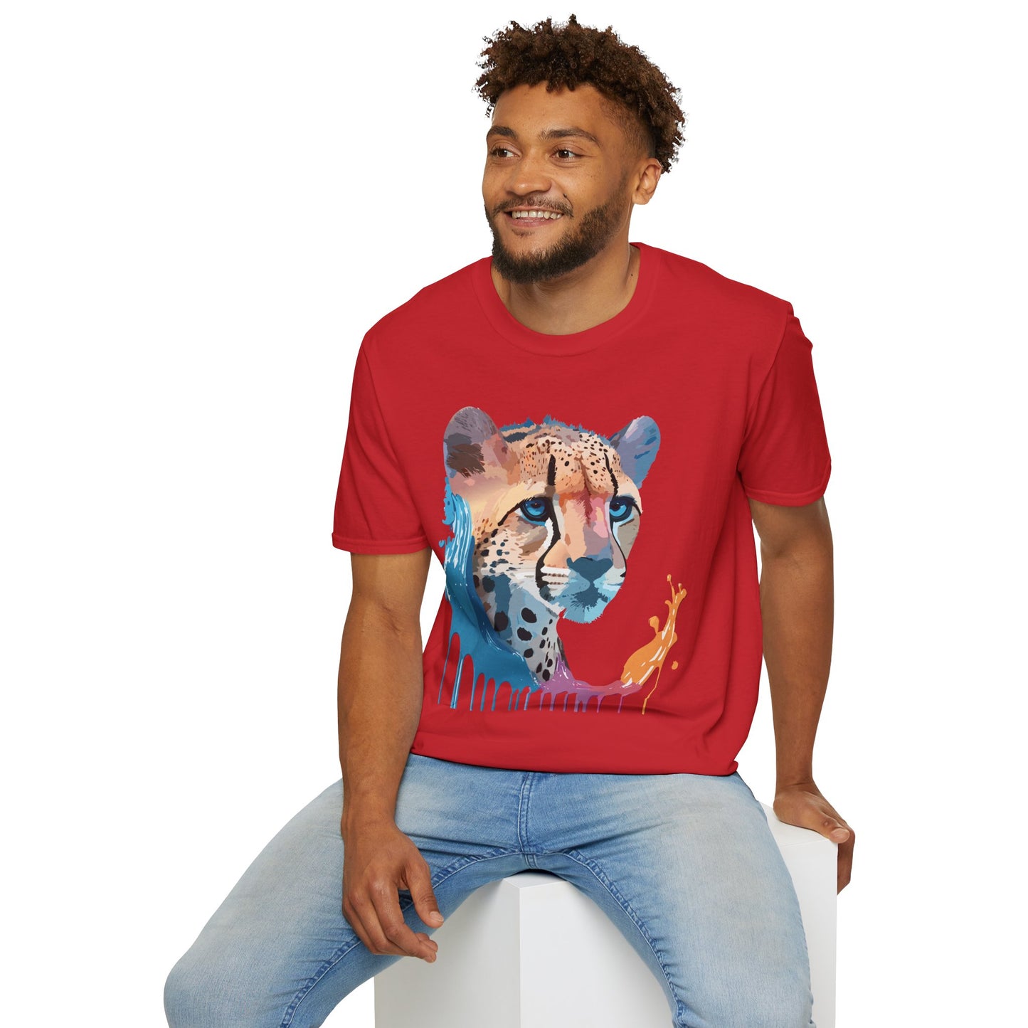 Cheetah Shirt, Shirt with Cheetah, Cheetah Tee, Shirt with Animals