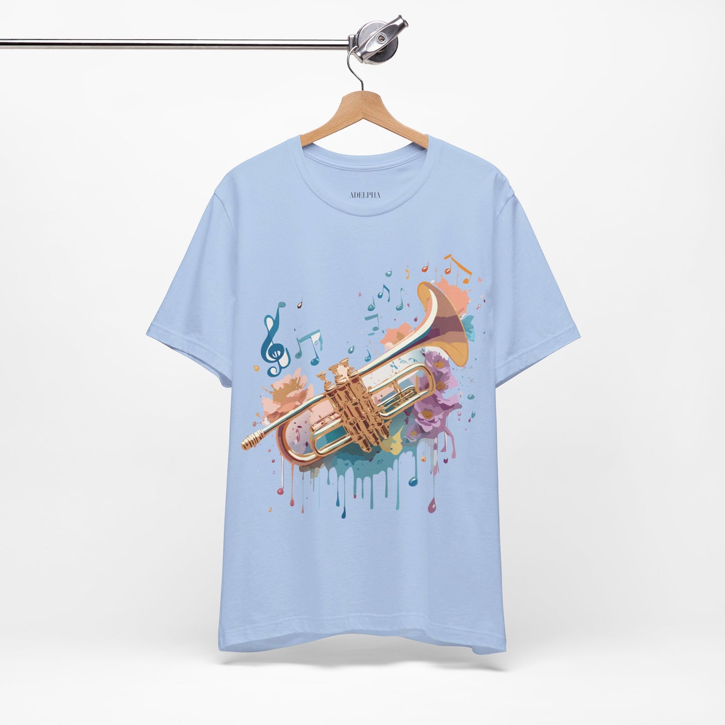 T-Shirt aus natürlicher Baumwolle – Musikkollektion