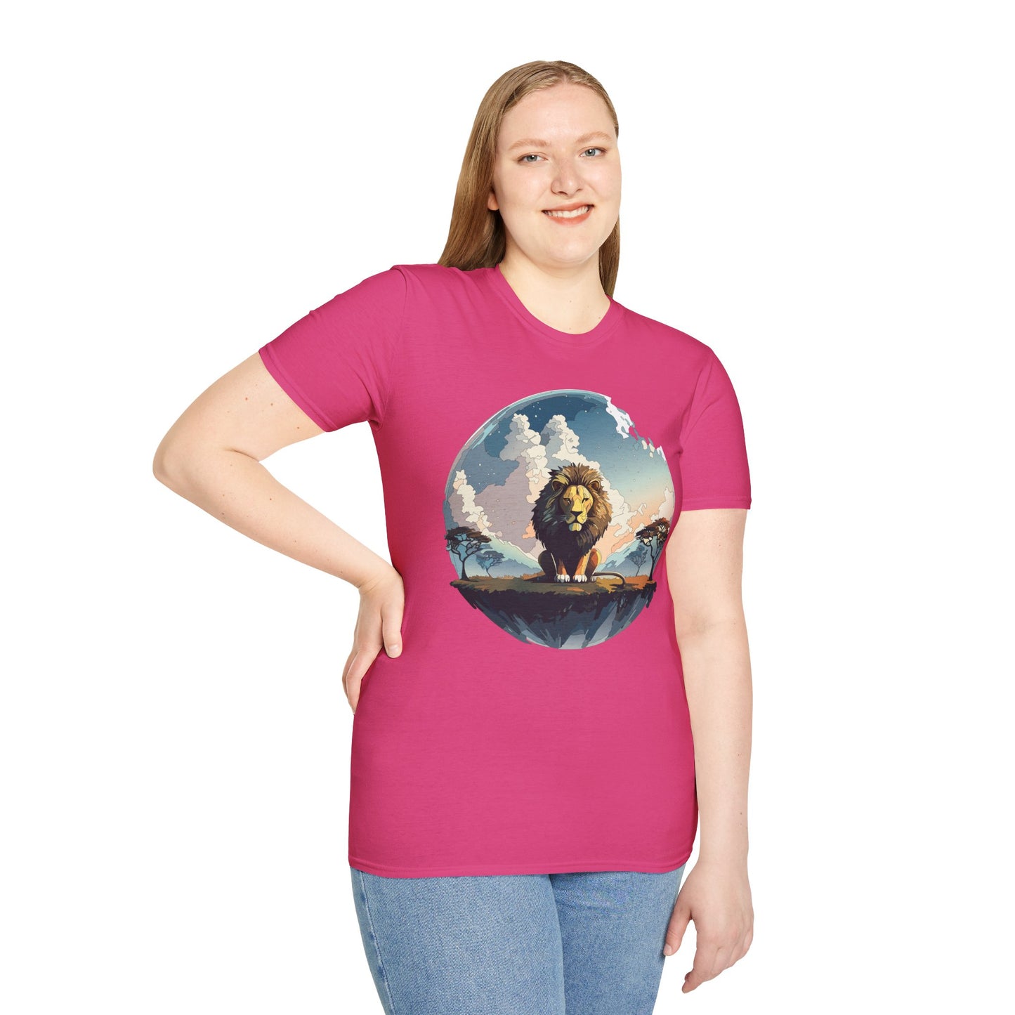 Lion Shirt, Shirt with Lion, Animal Tee, Shirt with Animals