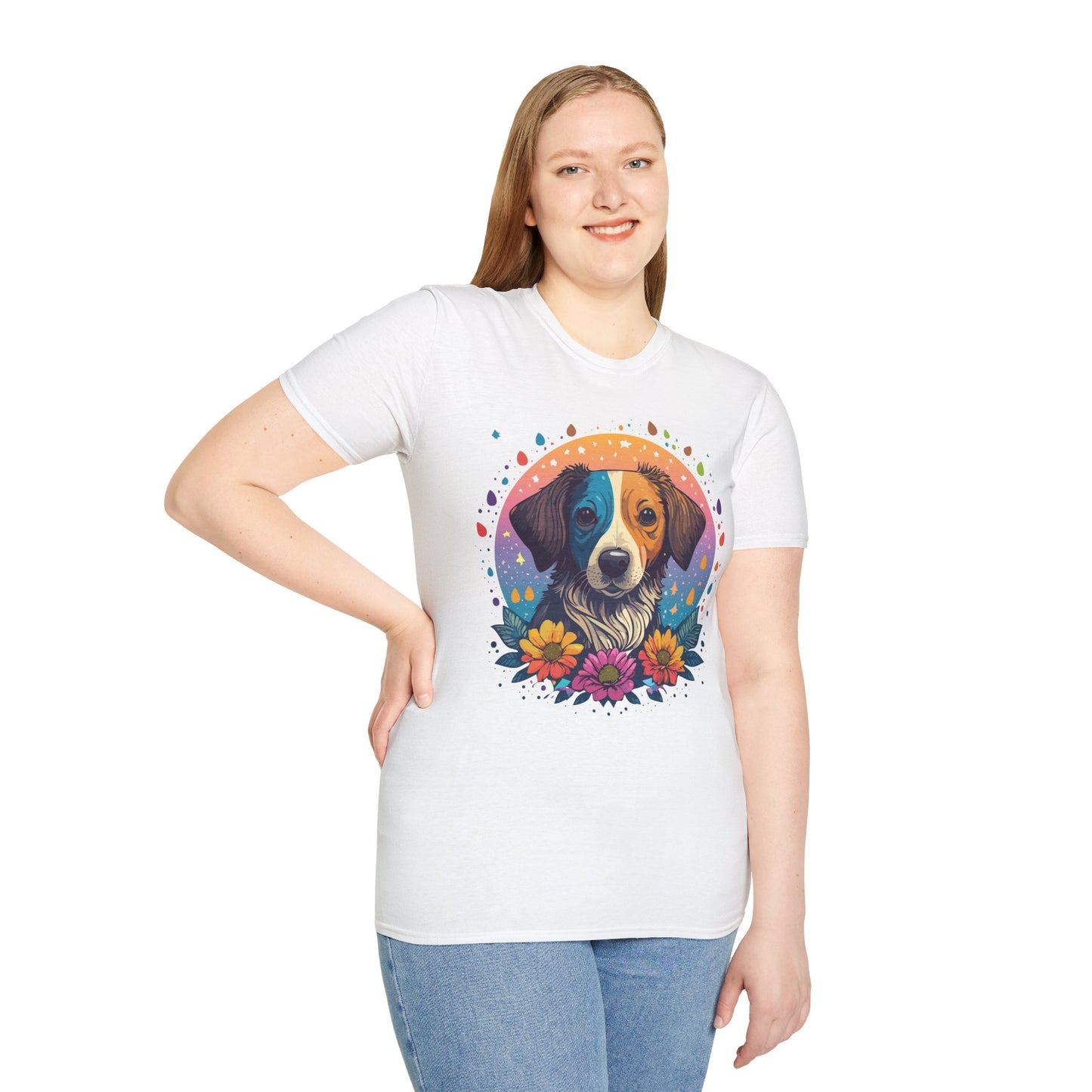 Dog Shirt, Shirt with Dog, Animal Tee, Shirt with Animals