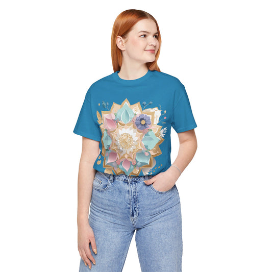 Natural Cotton Tee Shirt - Medallion Collection Printify