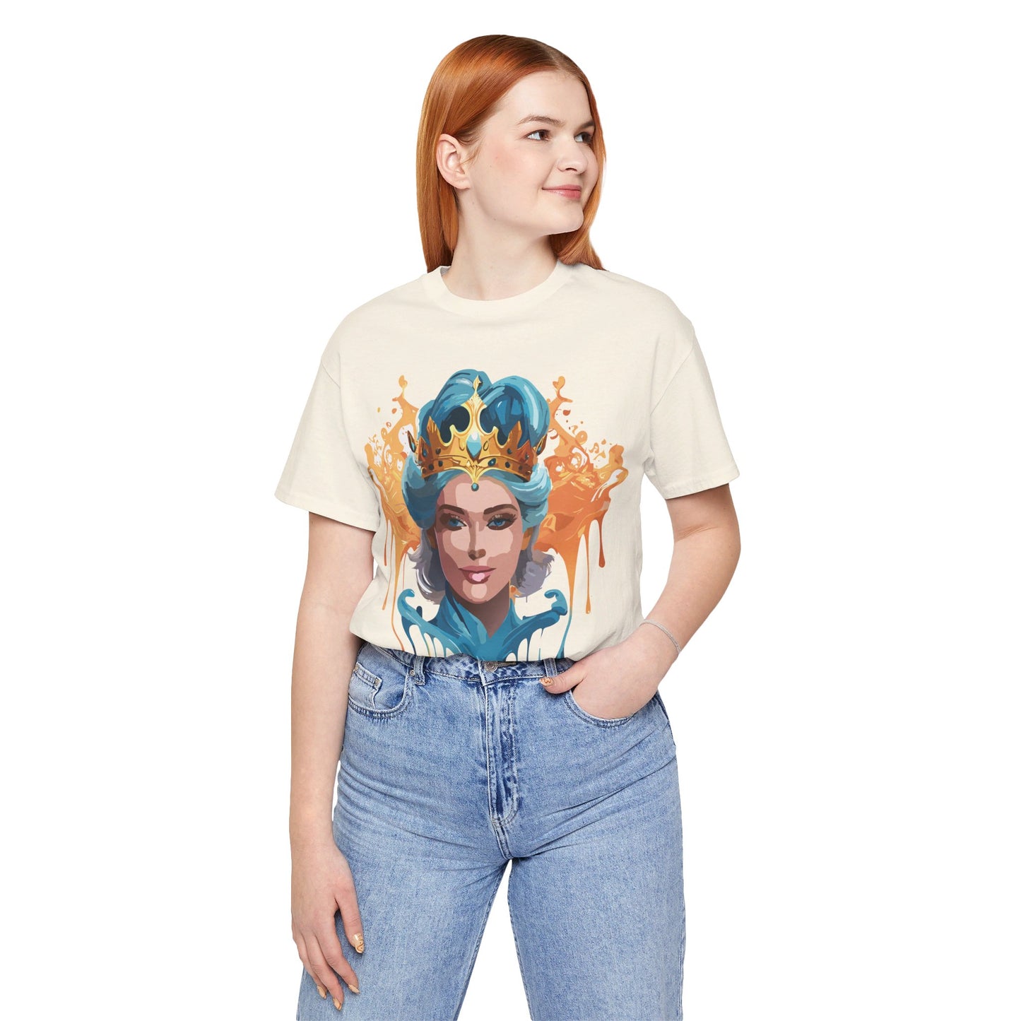 Natural Cotton Tee Shirt - Queen Collection