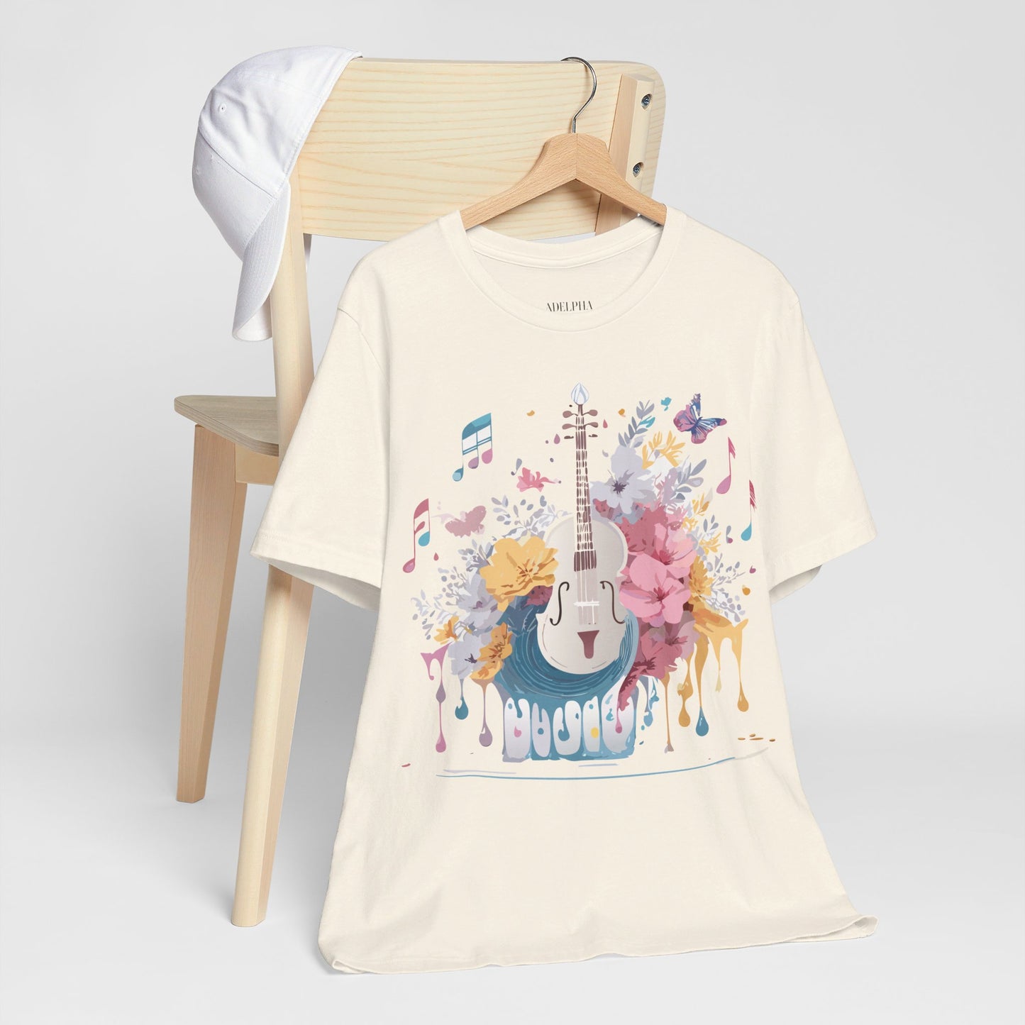 Natural Cotton Tee Shirt - Music collection