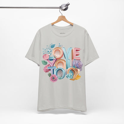 Natural Cotton Tee Shirt - Love story Collection Printify