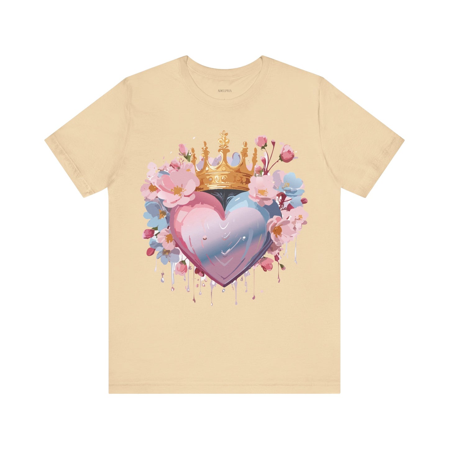 T-shirt en coton naturel - Collection Love story