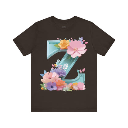 Natural Cotton Tee Shirt - Letters Collection - Z Printify