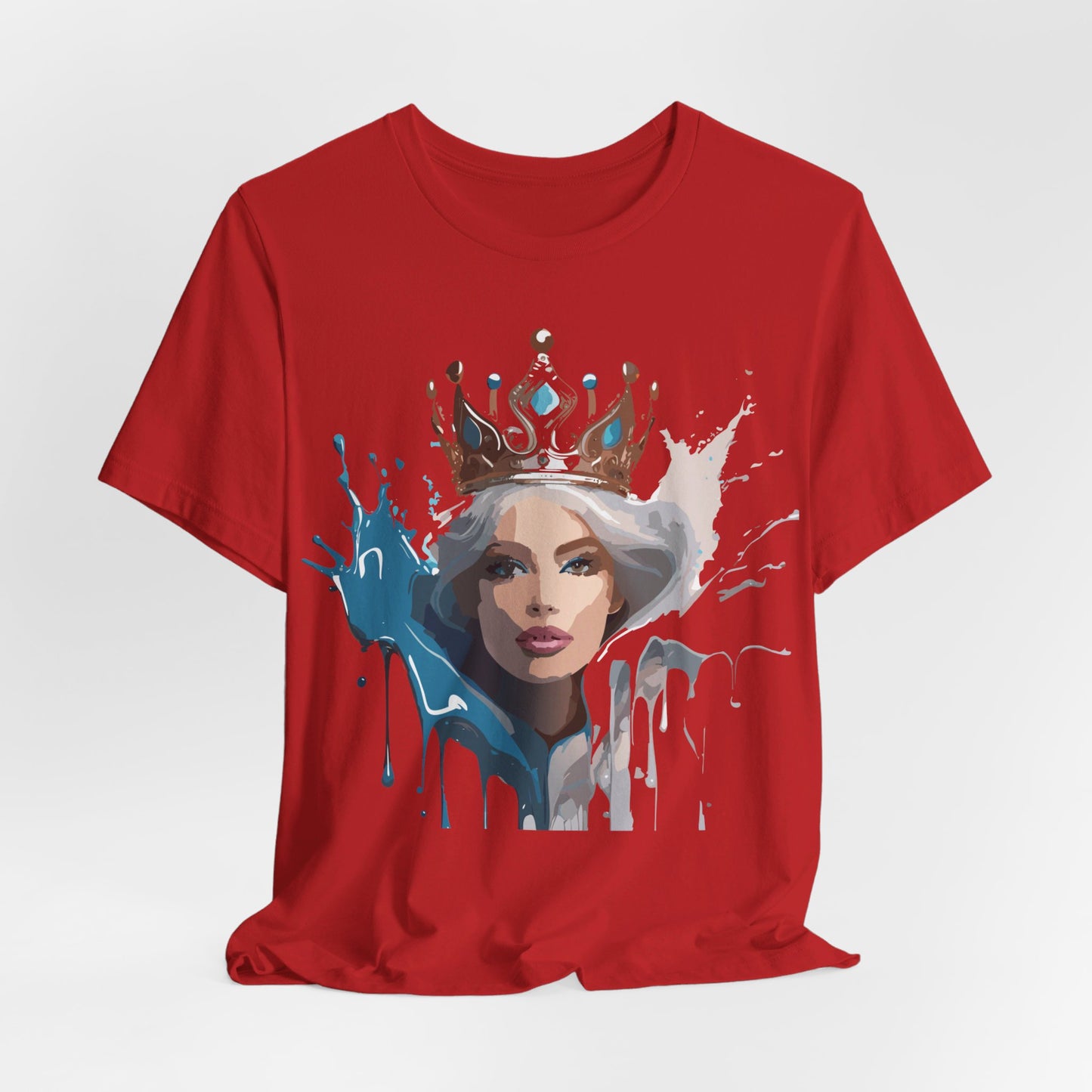 T-Shirt aus natürlicher Baumwolle – Queen Collection