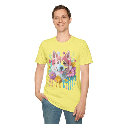 Dog Shirt Unisex Tee Softstyle Cotton Comfort for Animal Lovers