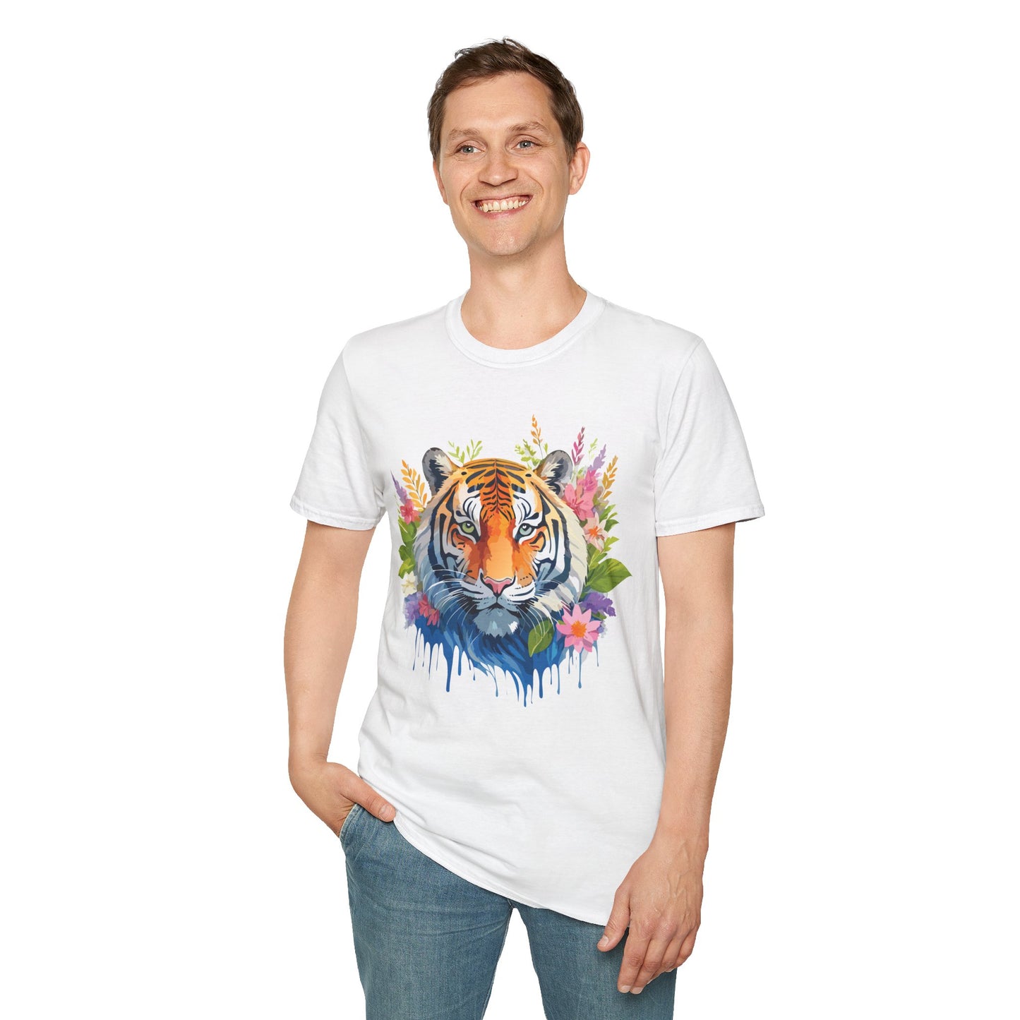 Tiger Shirt, Shirt with Tiger, Animal Tee, Shirt with Animals