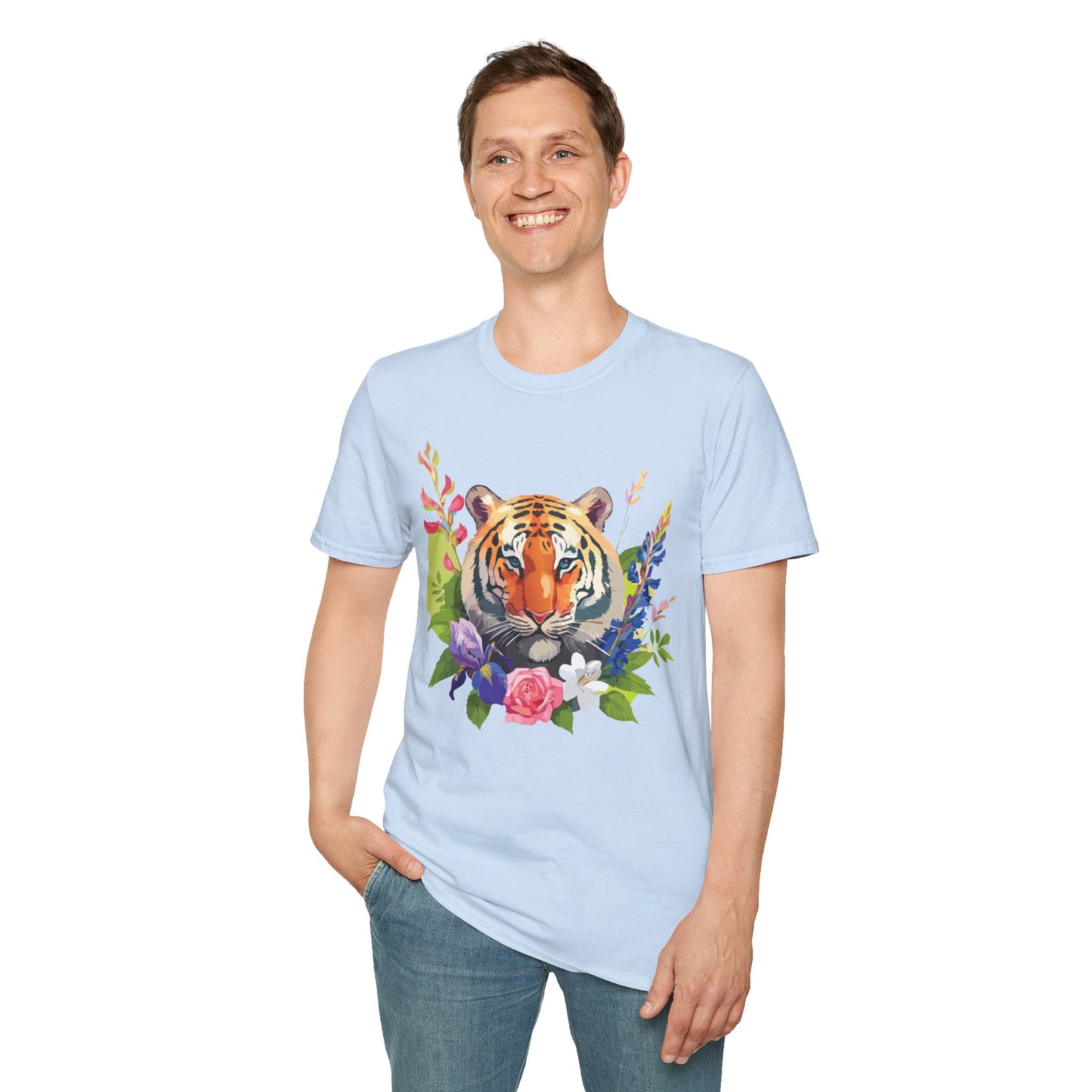 Tiger Shirt, Shirt with Tiger, Animal Tee, Shirt with Animals