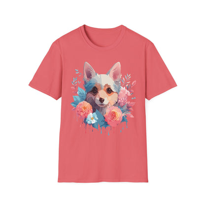 Dog Shirt Unisex Animal Print Tee With Cute Dog Designs And Comfort