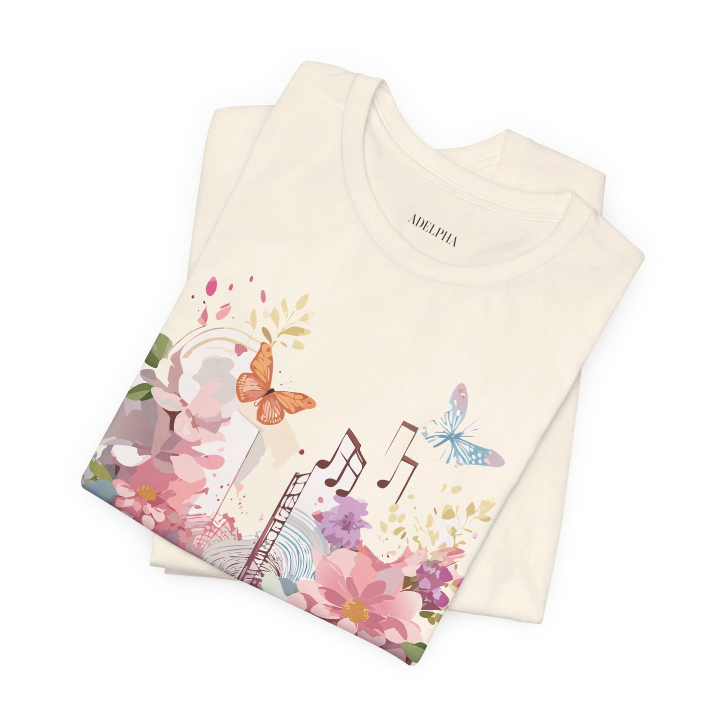 T-shirt en coton naturel - Collection Musique