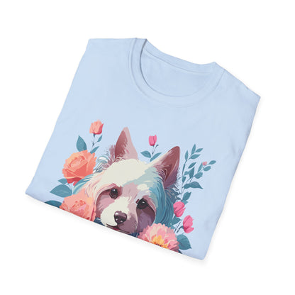 Dog Shirt Unisex Softstyle Cotton Tee Gildan 64000 With Animal Designs