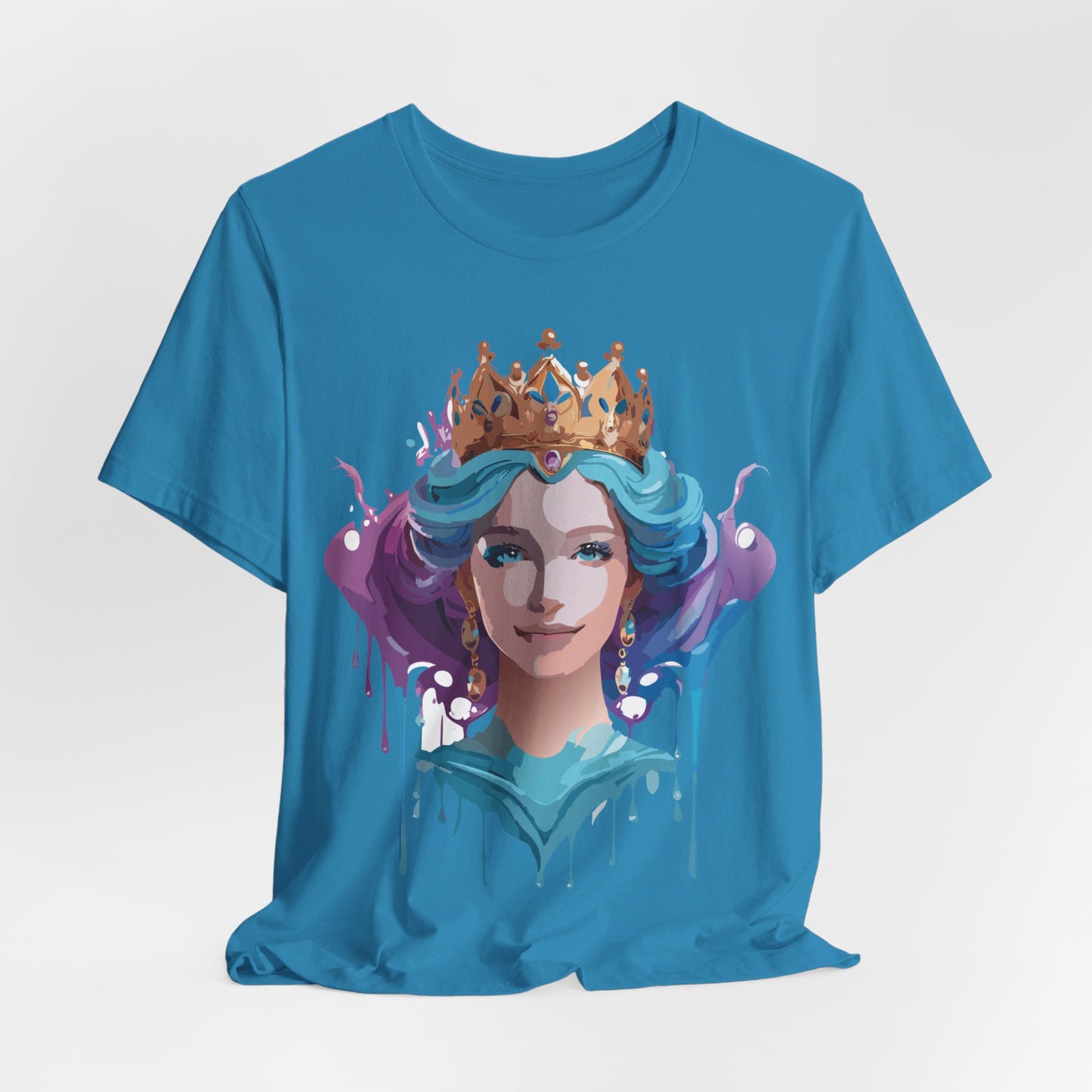 T-Shirt aus natürlicher Baumwolle – Queen Collection