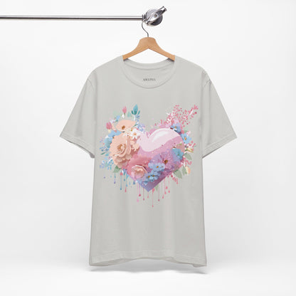 Natural Cotton Tee Shirt - Love story Collection Printify