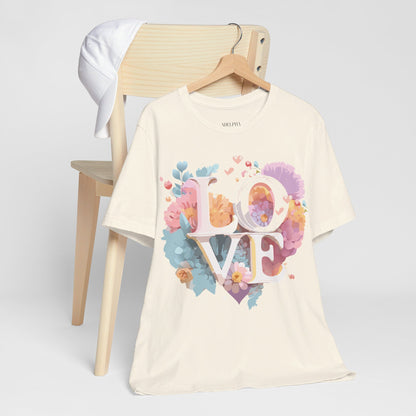 Natural Cotton Tee Shirt - Love story Collection Printify