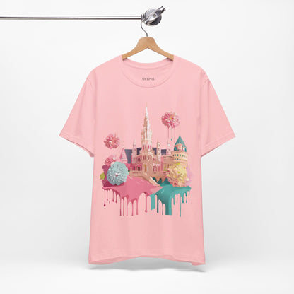 Natural Cotton Tee Shirt - Beautiful Places Collection - Vienna Printify