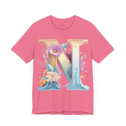 Letter Shirt, Letter N Shirt - ADELPHA