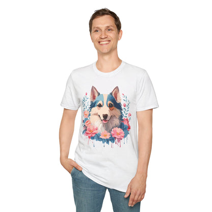 Dog Shirt Unisex Animal Tee Softstyle Cotton Lightweight Breathable