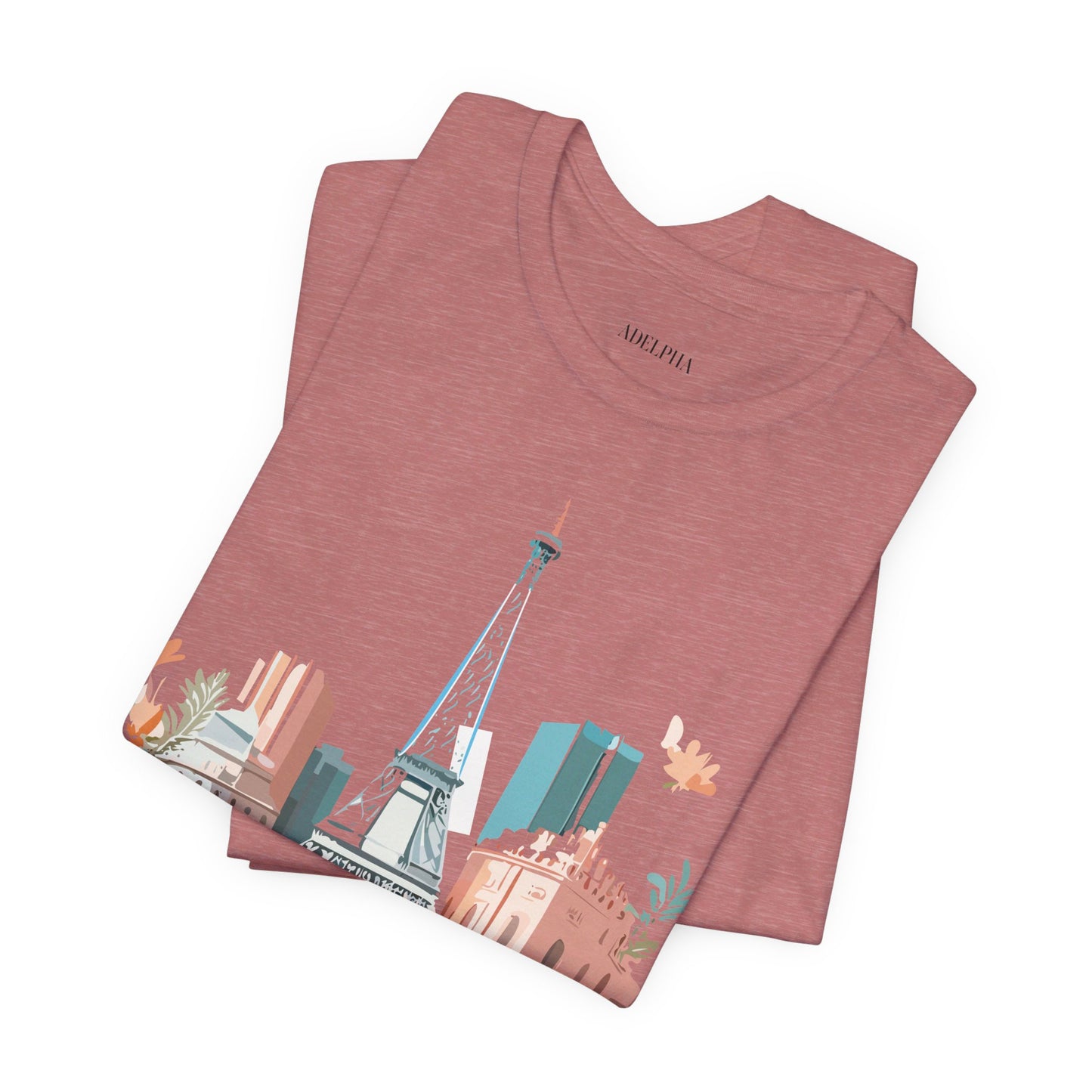 Natural Cotton Tee Shirt - Beautiful Places Collection - Paris