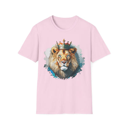 Lion Shirt Unisex Animal Tee Softstyle 64000 100 Percent Ring Spun Cotton