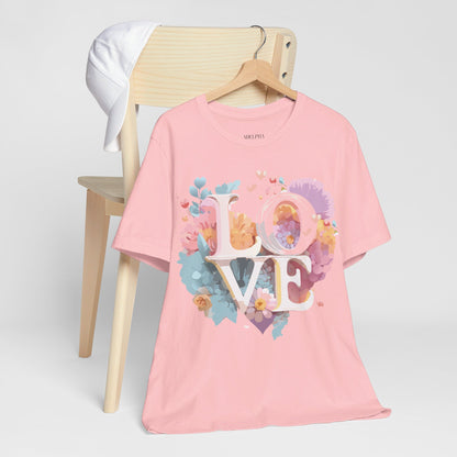 Natural Cotton Tee Shirt - Love story Collection Printify