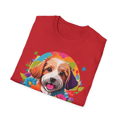 Unisex Dog Shirt Softstyle Cotton Tee Gildan 64000 Animal Tee