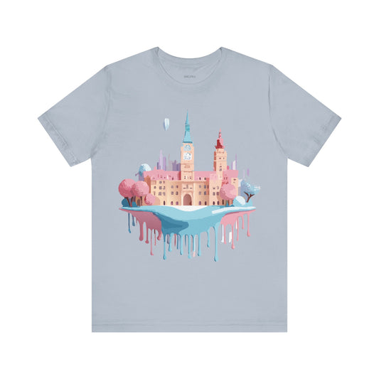 Natural Cotton Tee Shirt - Beautiful Places Collection - Prague