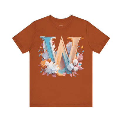 Natural Cotton Tee Shirt - Letters Collection - W Printify