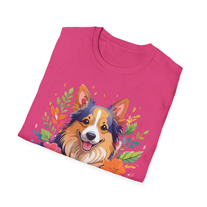 Dog Shirt Unisex Animal Tee Softstyle Gildan 64000 Cotton Tee