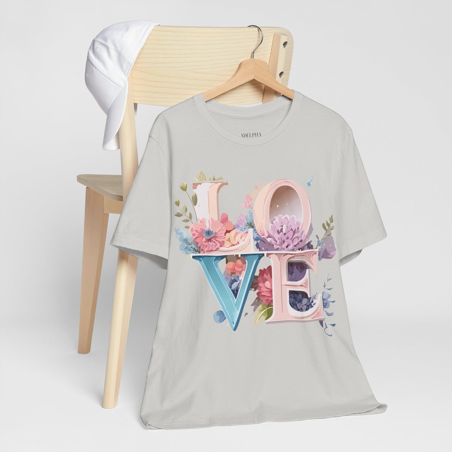 T-Shirt aus natürlicher Baumwolle – Love Story-Kollektion