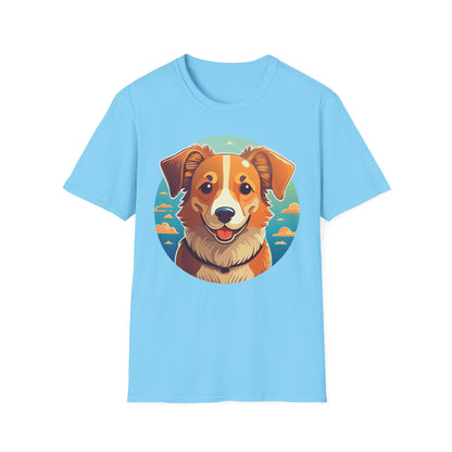 Dog Shirt Unisex Animal Tee One Hundred Percent Cotton Softstyle Gildan 64000