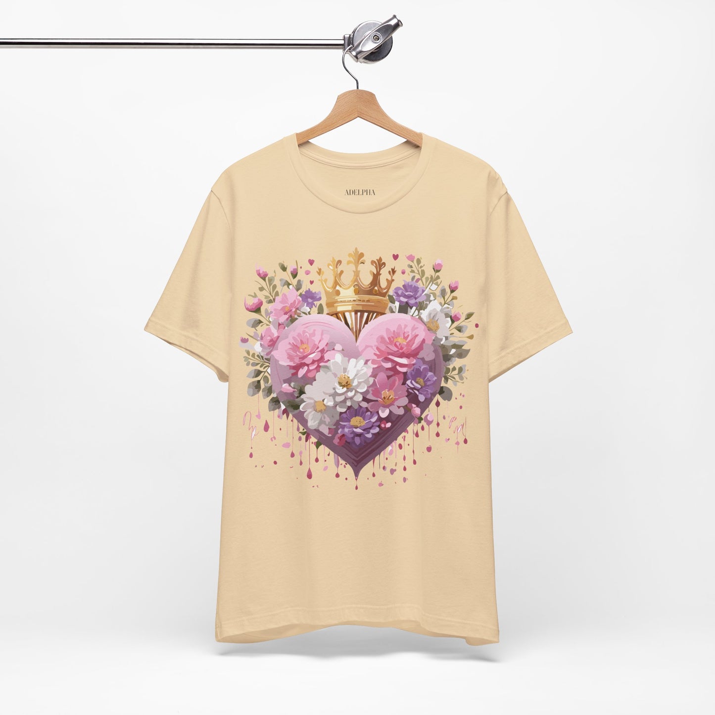 Natural Cotton Tee Shirt - Love story Collection