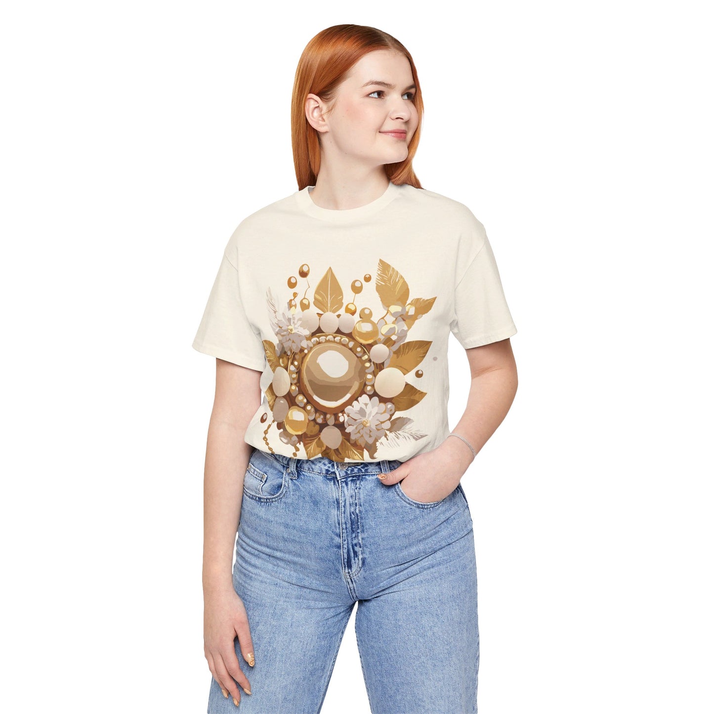 T-Shirt aus natürlicher Baumwolle – Queen Collection