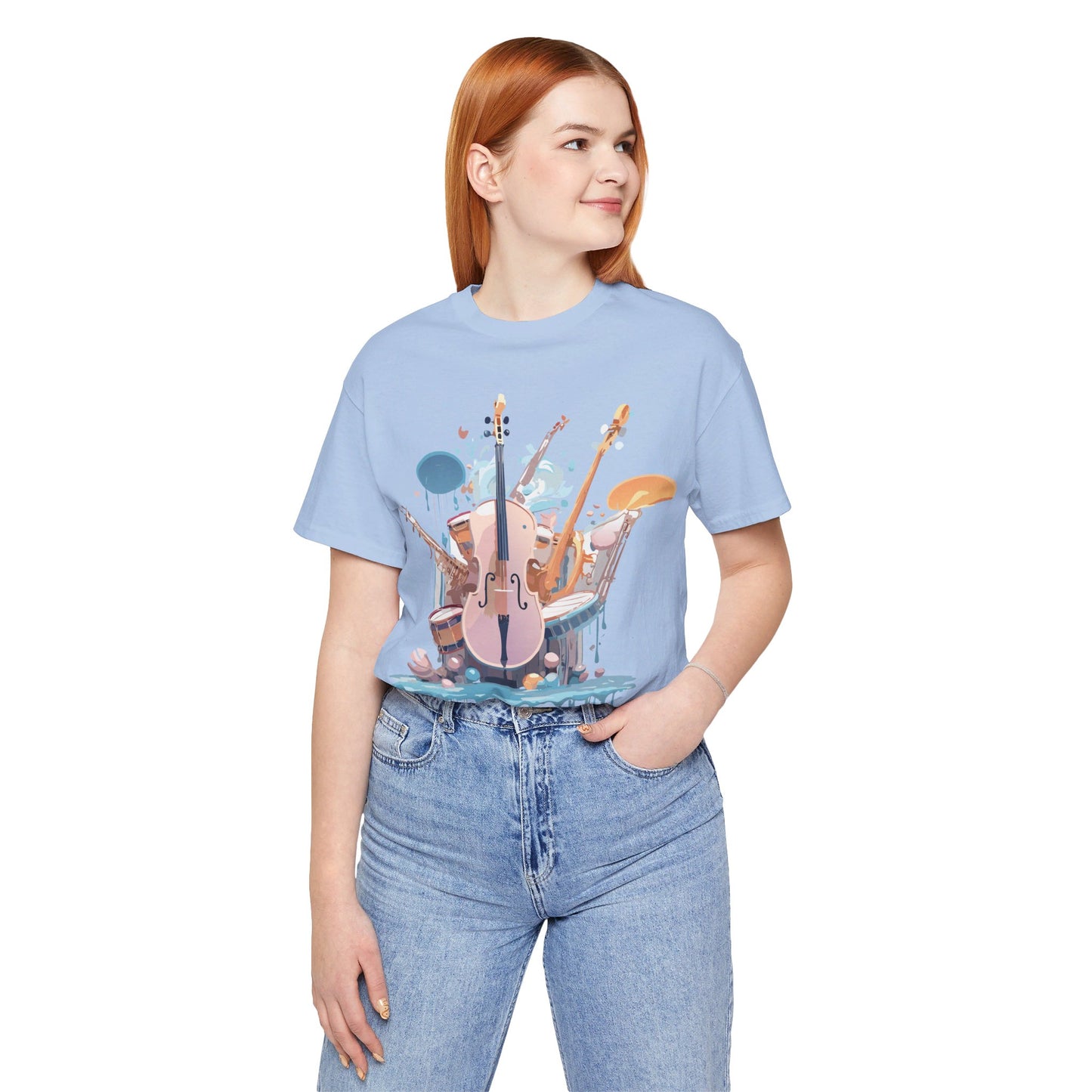 Natural Cotton Tee Shirt - Music collection